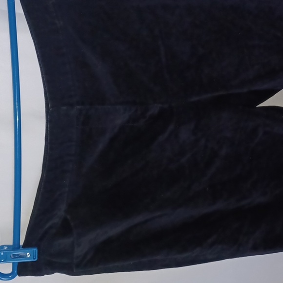 Liz Claiborne Woman Midrise Velvet tapered pants SZ. 14W 98% cotton 2% spandex - Picture 2 of 6